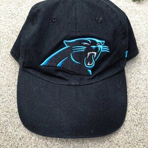 '47 FORTY SEVEN Carolina Panthers Baseball Hat Men's NFL Black Adjustable Cap
